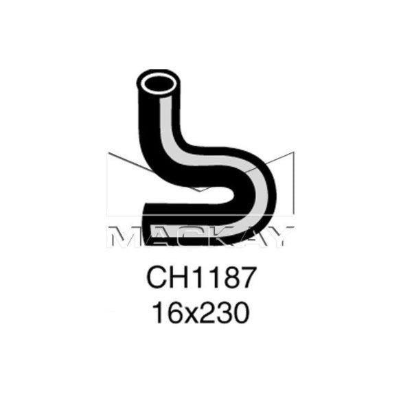 Heater Hose  - HOLDEN GEMINI TX - 1.6L I4  PETROL - CH1187