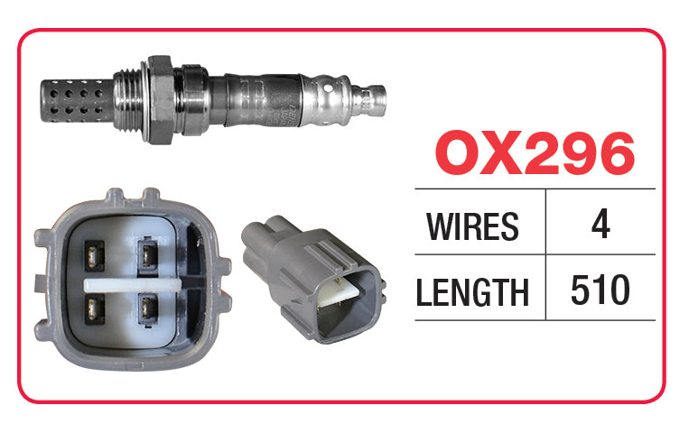 Goss Oxygen Sensor - 4 Wire - Lexus, Toyota - OX296