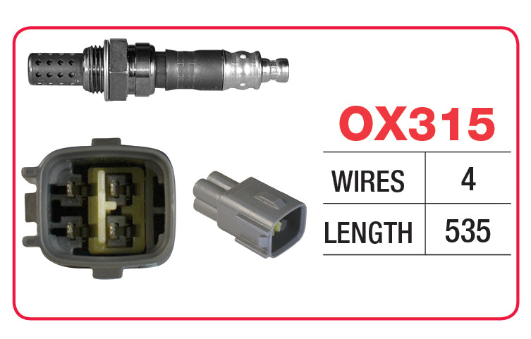 Goss Oxygen Sensor - 4 Wire - Toyota - OX315