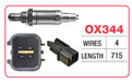 Goss Oxygen Sensor - 4 Wire - Mitsubishi - OX344