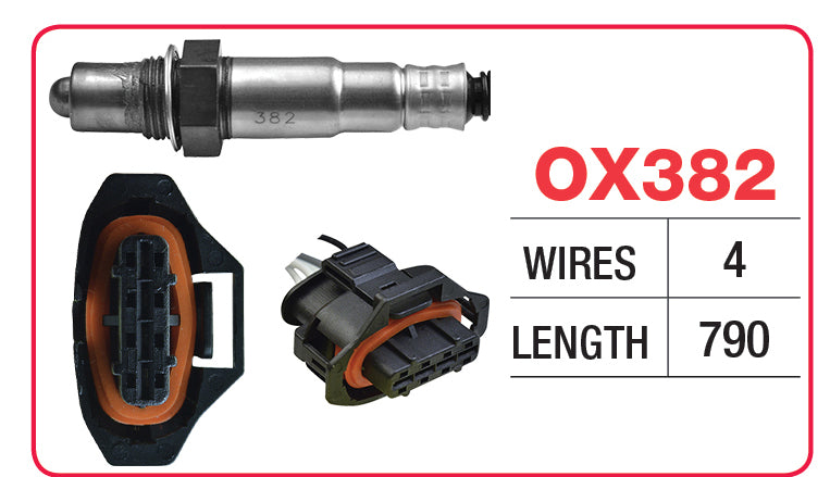 Goss Oxygen Sensor - 4 Wire - Holden, Porsche - OX382