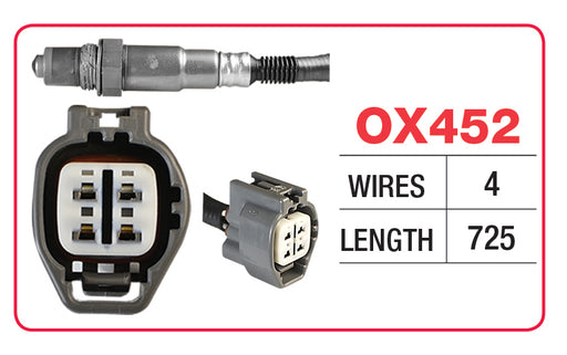 Goss Oxygen Sensor - 4 Wire - Mitsubishi 380 - OX452