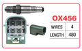 Goss Oxygen Sensor - 4 Wire - Nissan - OX456