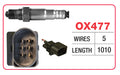 Goss Oxygen Sensor - 5 Wire - Audi, BMW, Holden, Mercedes Benz, Porsche, Volkswagen - OX477