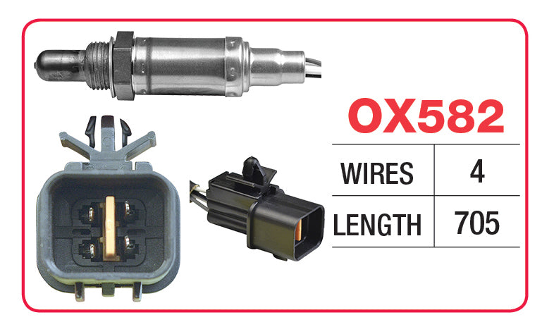 Goss Oxygen Sensor - 4 Wire - Mitsubishi - OX582