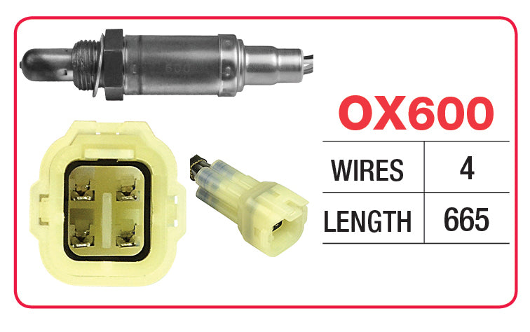 Goss Oxygen Sensor - 4 Wire - Suzuki - OX600