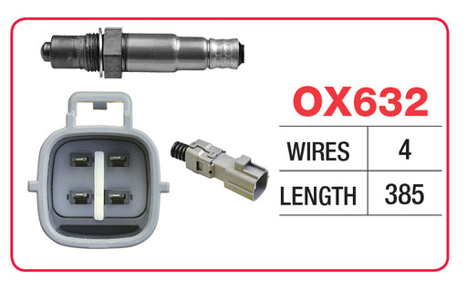 Goss Oxygen Sensor - 4 Wire - Lexus, Toyota - OX632