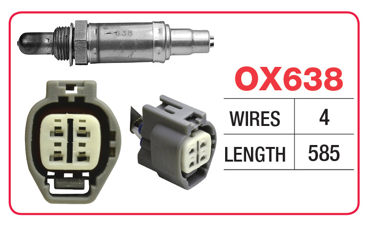 Goss Oxygen Sensor - 4 Wire - Jaguar - OX638