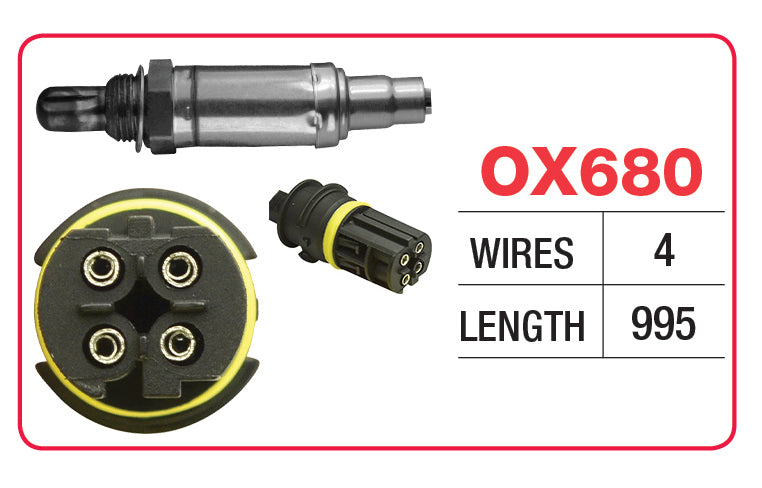 Goss Oxygen Sensor - 4 Wire - BMW - OX680