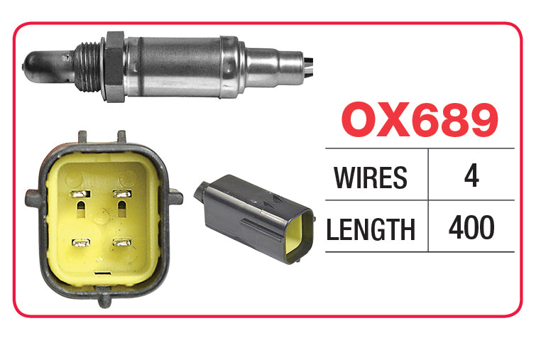 Goss Oxygen Sensor - 4 Wire - Holden, Mazda - OX689