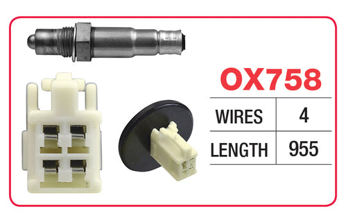 Goss Oxygen Sensor - 4 Wire - Toyota - OX758