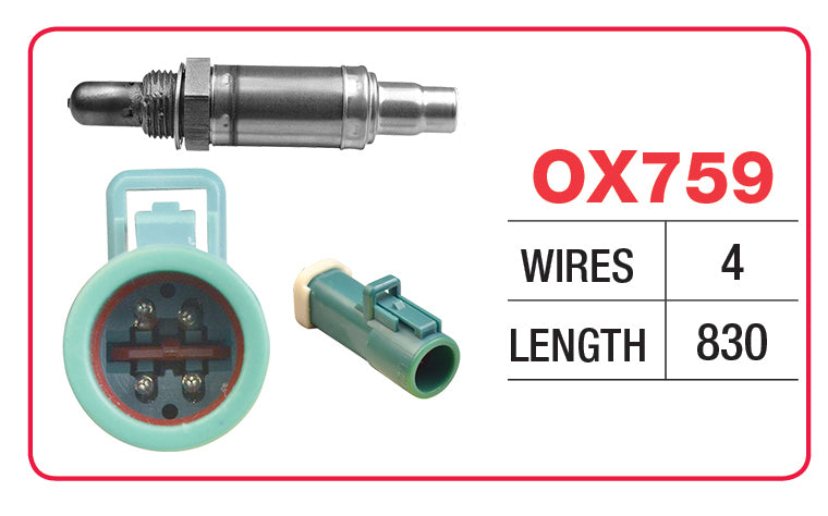 Goss Oxygen Sensor - 4 Wire - Ford - OX759