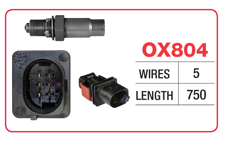 Goss Oxygen Sensor - 5 Wire - Audi, Skoda, Volkswagen - OX804