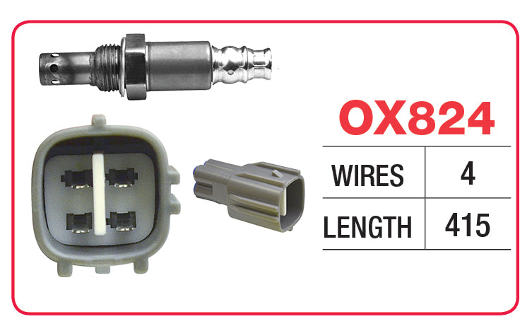 Goss Oxygen Sensor - 4 Wire - Lexus, Toyota - OX824