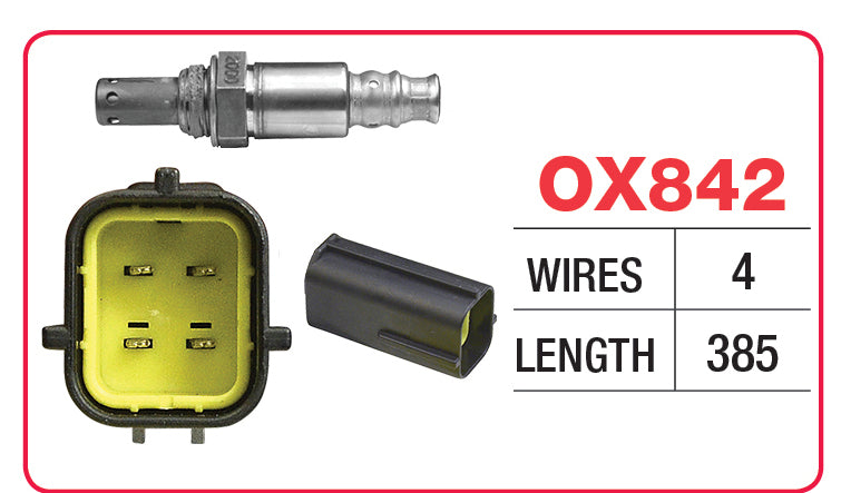 Goss Oxygen Sensor - 4 Wire - Nissan - OX842