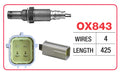 Goss Oxygen Sensor - 4 Wire - Nissan, Renault - OX843