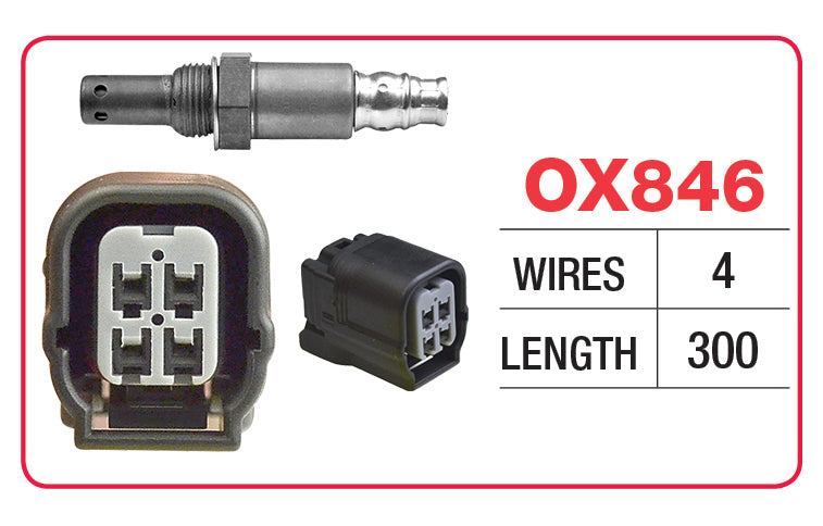 Goss Oxygen Sensor - 4 Wire - Honda - OX846