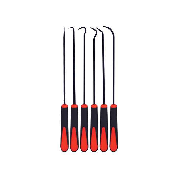 6 Piece Long Shaft Pick & Hook Set - PT52700 - A1 Autoparts Niddrie