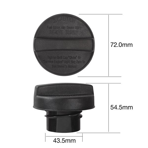 Tridon Non-Locking Fuel Cap - TFNL228 - A1 Autoparts Niddrie